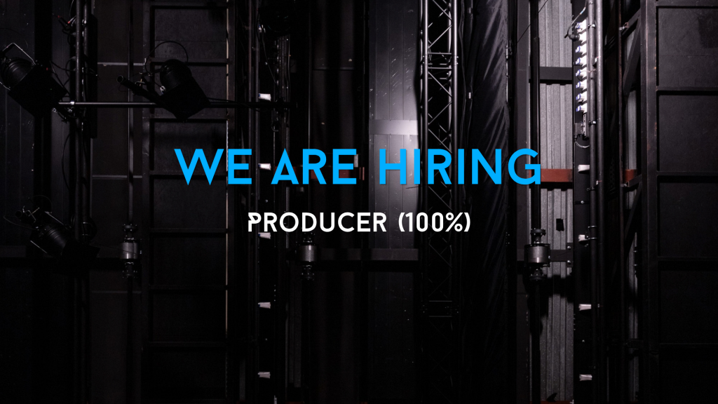 We are hiring: Producer (100%)